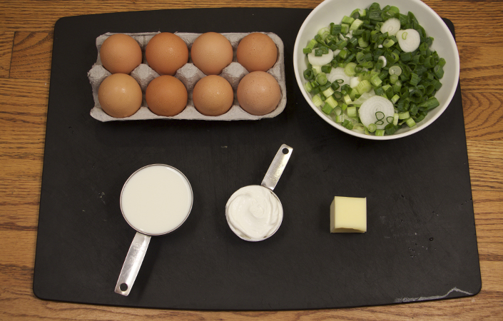 Spring Onion Frittata