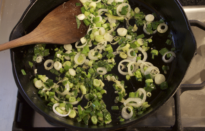 Spring Onion Frittata