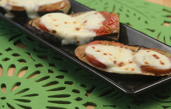 Grilled Eggplant with Mozzarella by Early Morning Farm CSA