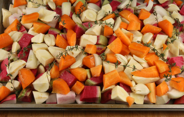 Roasted Root Vegetable Potpie