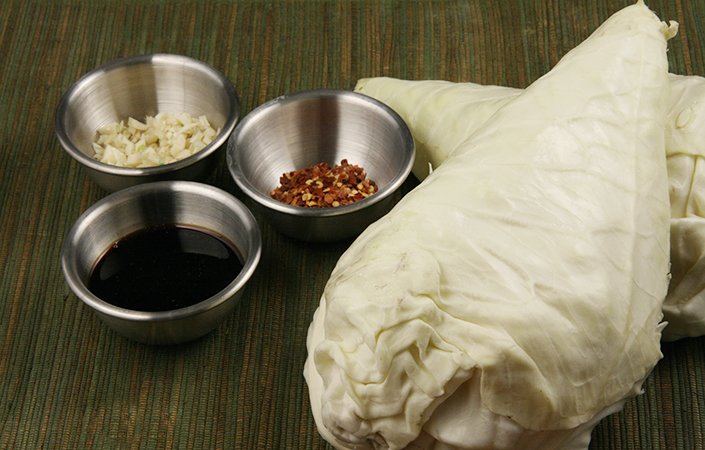 Spicy Braised Cabbage