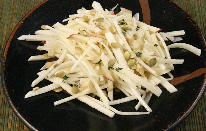 Turnip & Apple Slaw