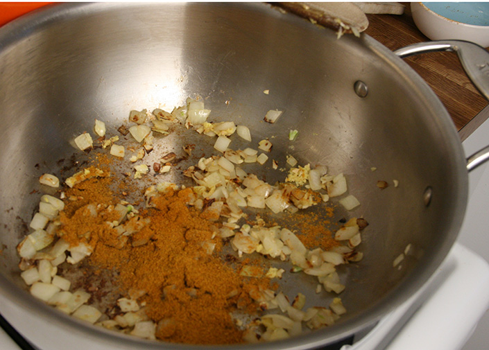 Daikon Curry over Coconut Brown Rice by Early Morning Farm CSA