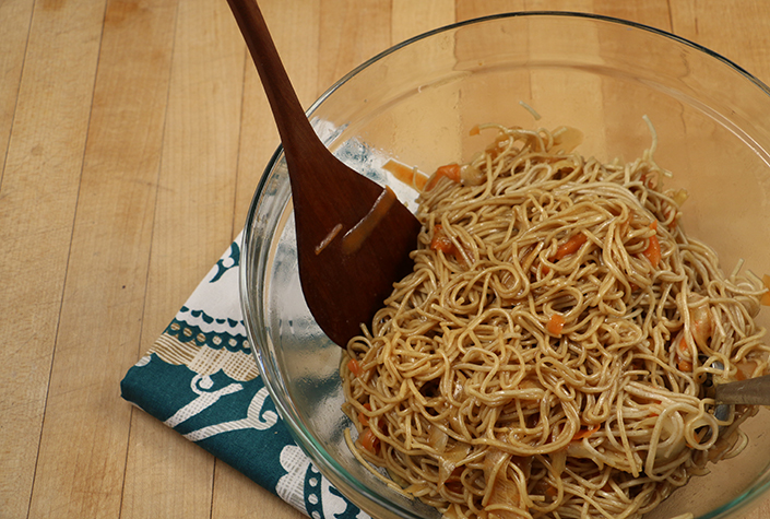 Quick Spicy Soba Noodles by Early Morning Farm CSA