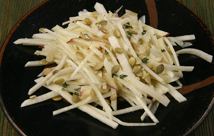 turnip apple slaw paleo