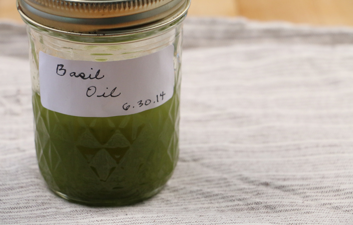 Basil Oil by Early Morning Farm CSA