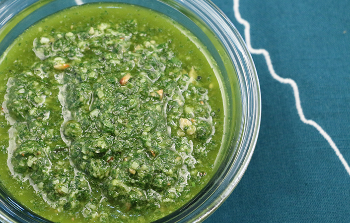 Basil Pesto by Early Morning Farm CSA