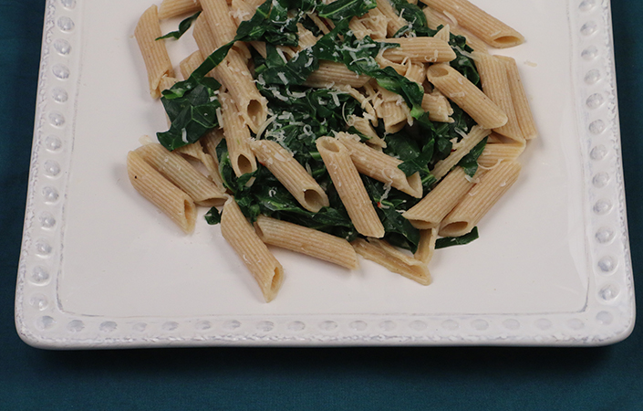 Collard Pasta by Early Morning Farm CSA