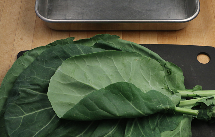 Collard Wraps by Early Morning Farm CSA