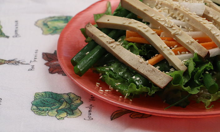 Scallion Salad with Sesame Dressing