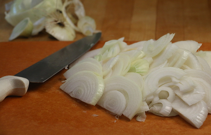 Creamed Swiss Chard & Spring Onion Pasta