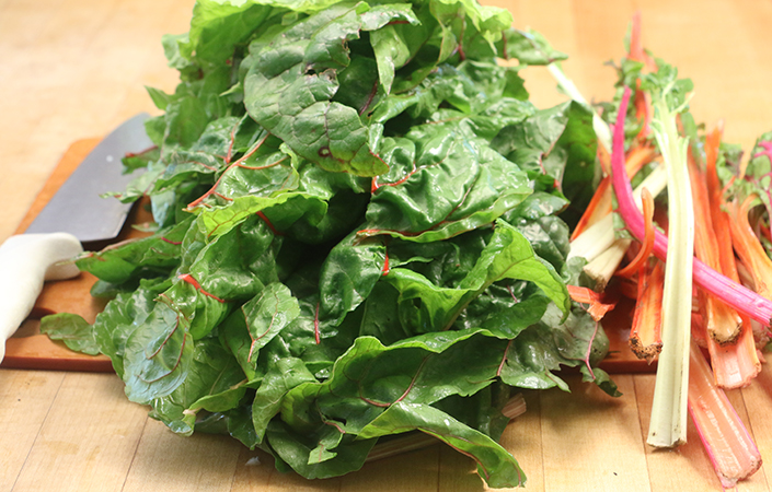 Swiss Chard Stems & Leaves