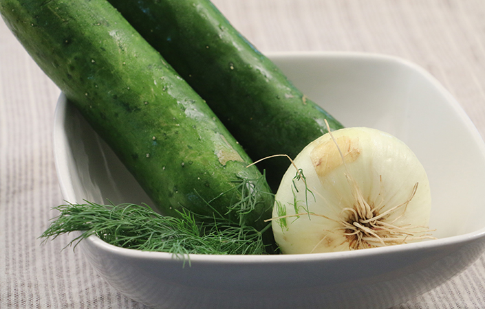 Cucumber Dill Salad by Early Morning Farm CSA