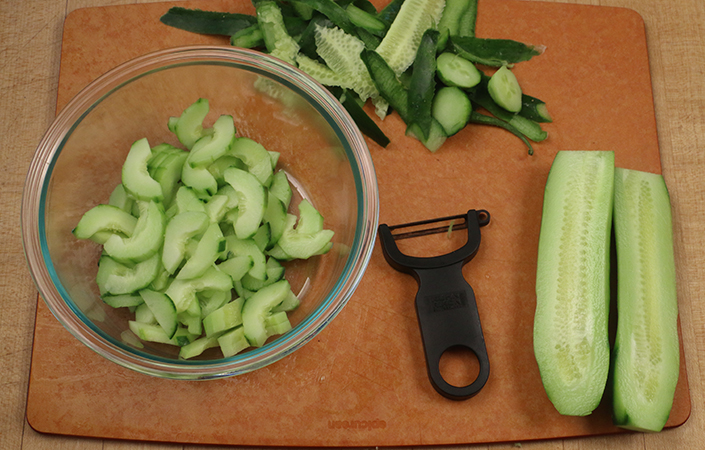 Cucumber Dill Salad by Early Morning Farm CSA