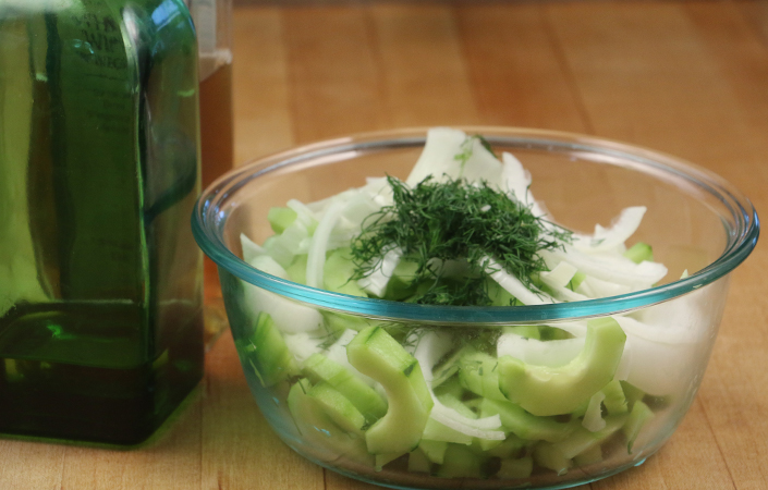Cucumber Dill Salad by Early Morning Farm CSA