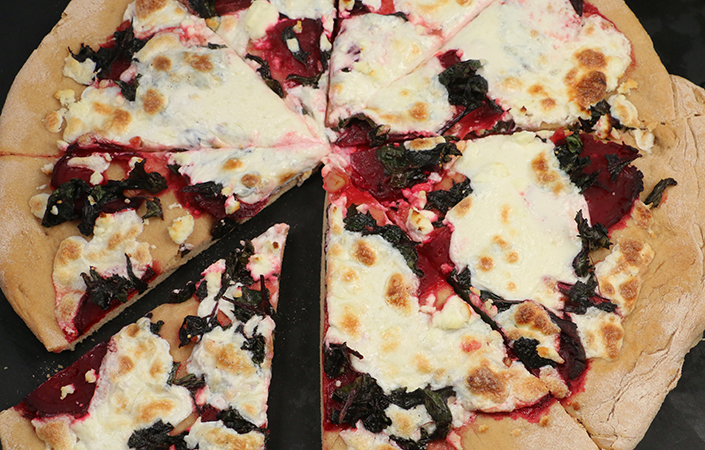 Beet & Goat Cheese Pizza