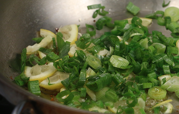 Spicy Kale with Lemon