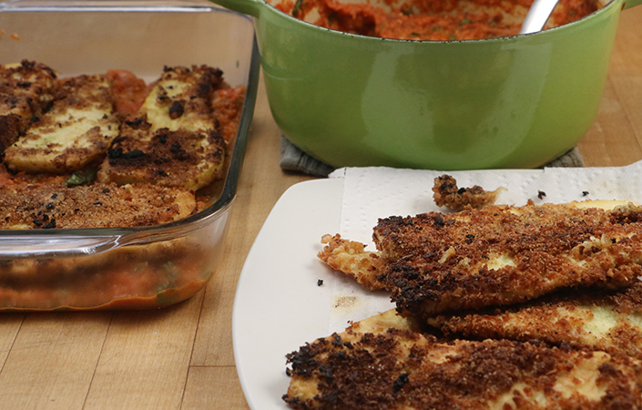 Summer Squash Parmesan