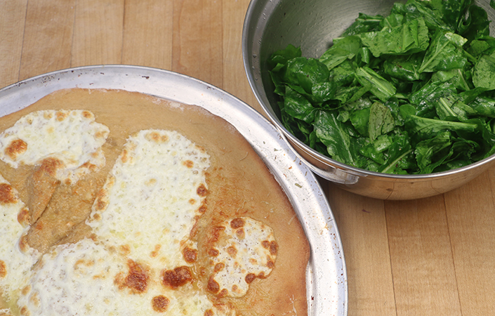 Arugula White Pizza
