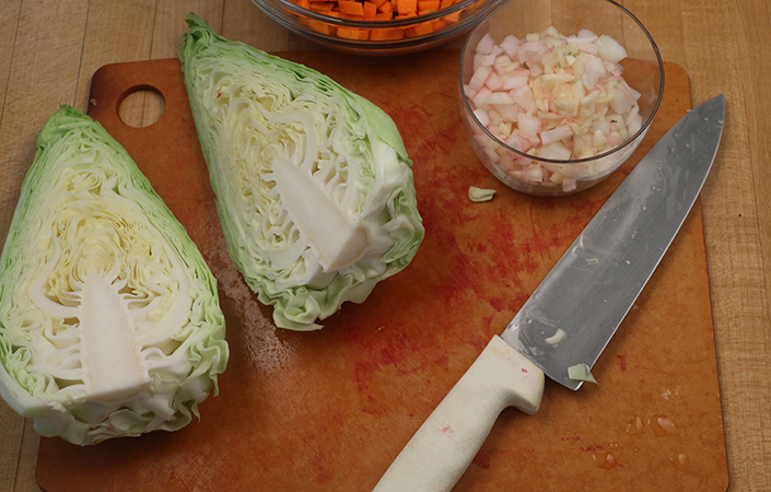 Vegetarian Borscht with Greens