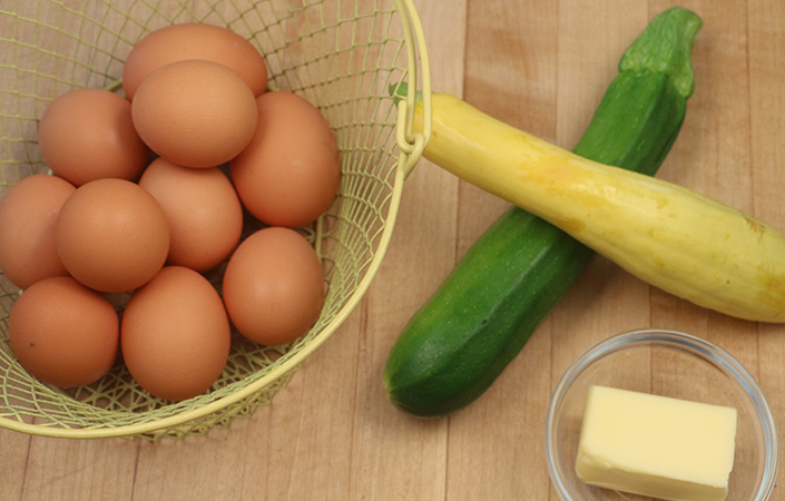 Summer Squash Frittata by Early Morning Farm CSA