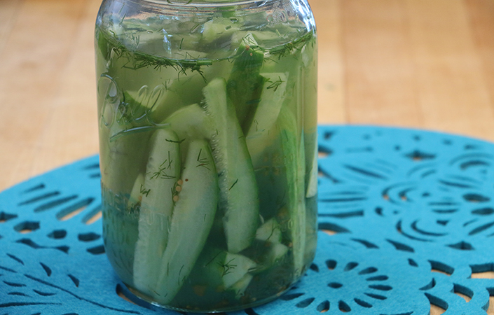 Refrigerator Dill Pickles by Early Morning Farm CSA