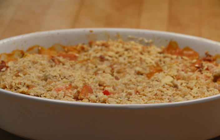 Heirloom Tomato Crisp