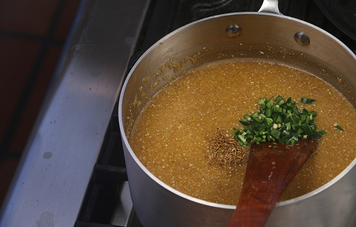 Spicy Polenta with Cilantro