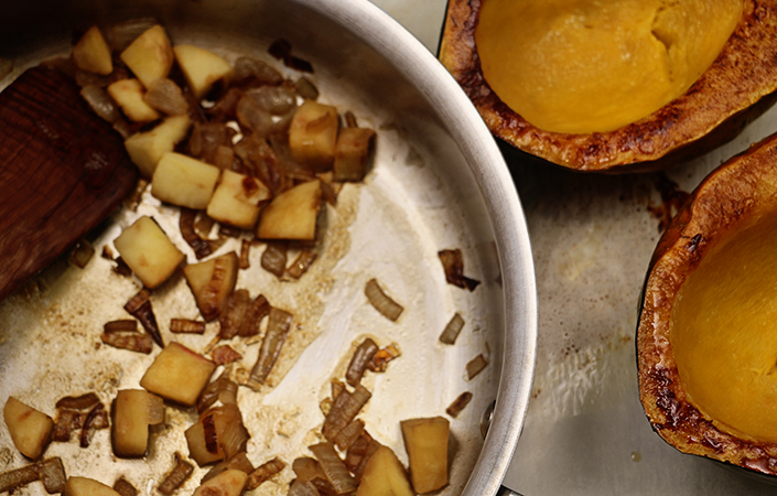 Apple & Acorn Squash Pureé