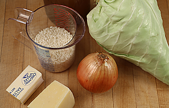 Marcella Hazan's Rice & Cabbage Soup