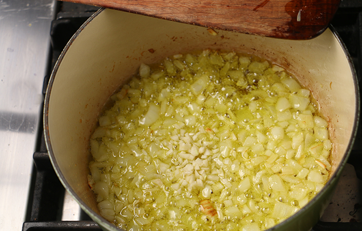 Marcella Hazan's Rice & Cabbage Soup