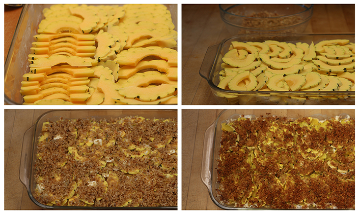 Delicata Squash Gratin