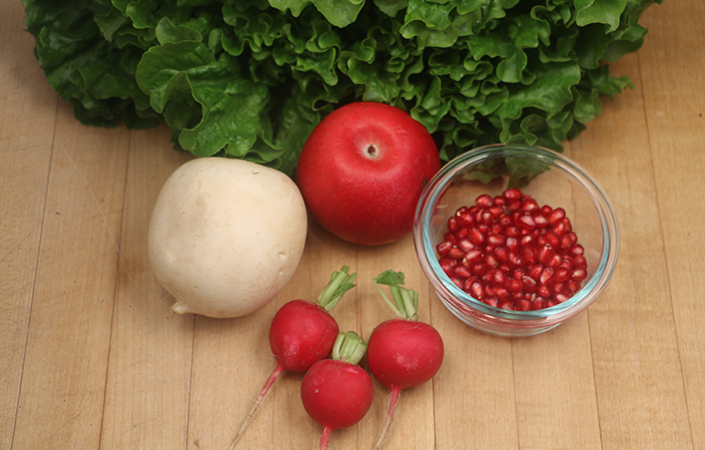 Apple & Pomegranate Salad