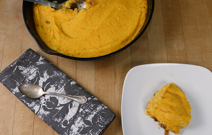 Carrot & Parsnip Shepherd's Pie