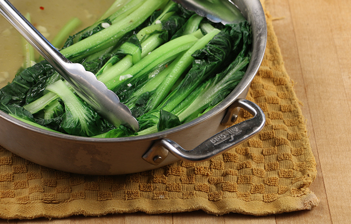 Braised Tatsoi