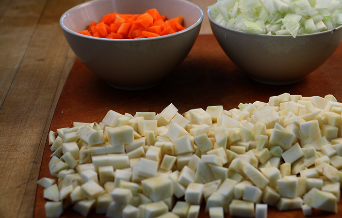 Hoppin' John with Celeriac