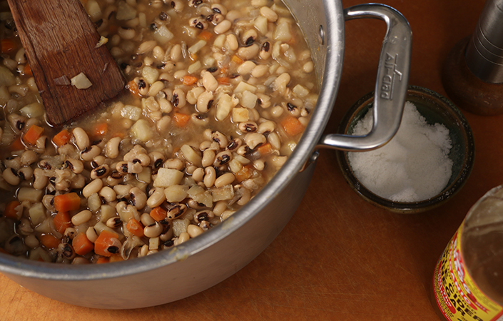 Hoppin John with Celeriac