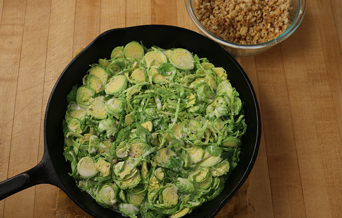 Brussels Sprouts Gratin