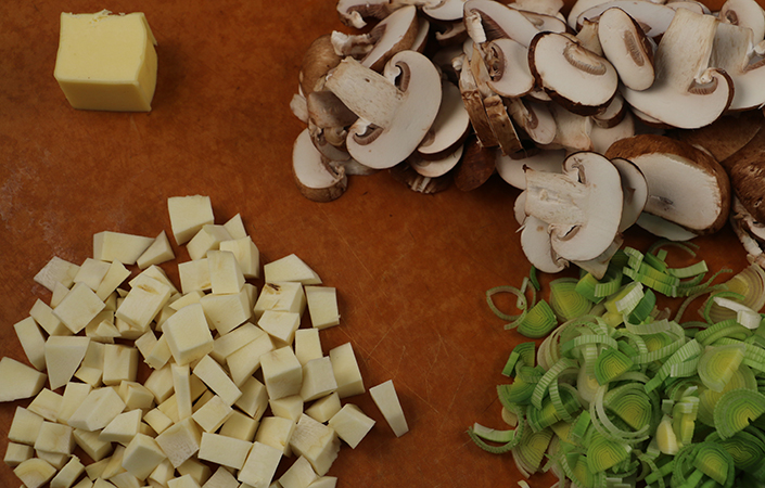 Leek & Wild Rice Soup