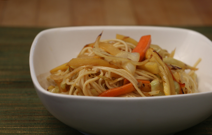 Cabbage Lo Mein