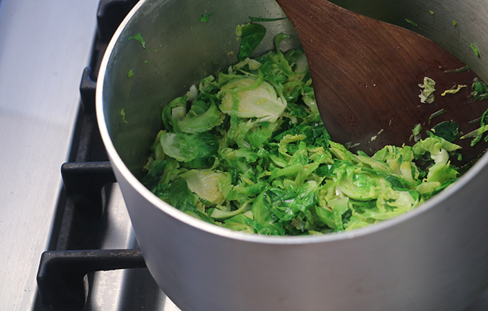 Brussels Sprouts Risotto