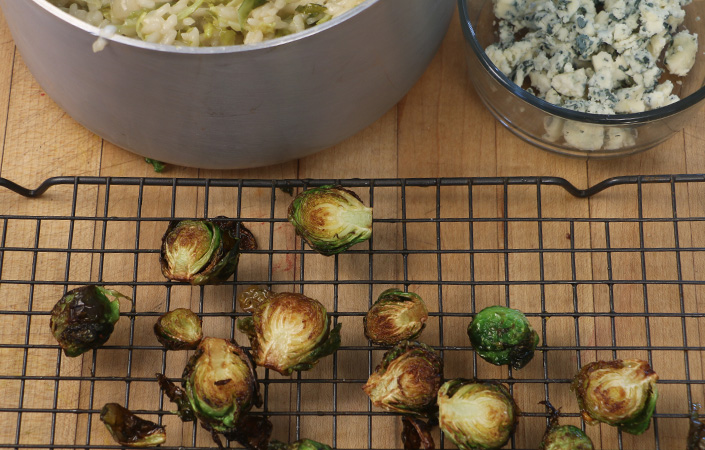 Brussels Sprouts Risotto