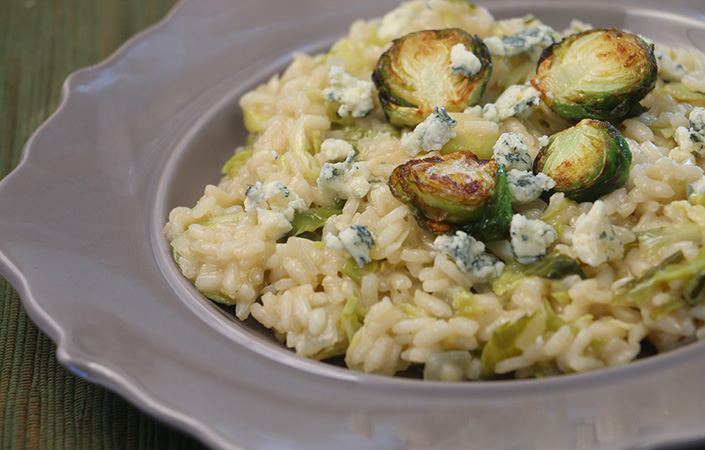 Brussels Sprouts Risotto