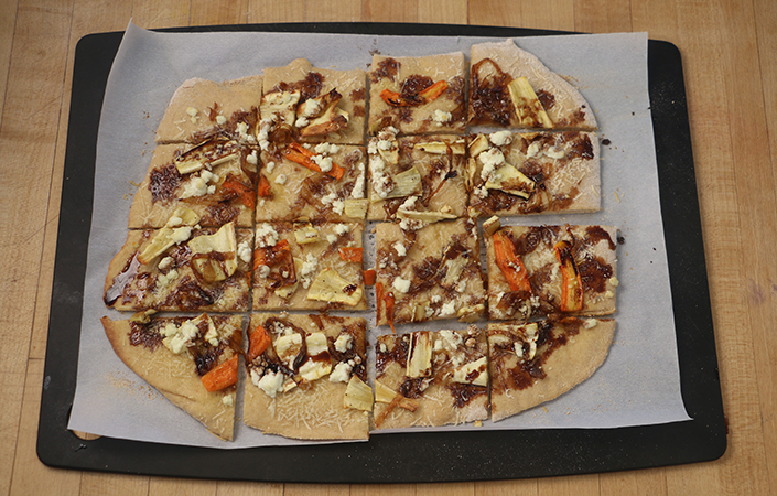 Roasted Carrot & Parsnip Flatbread