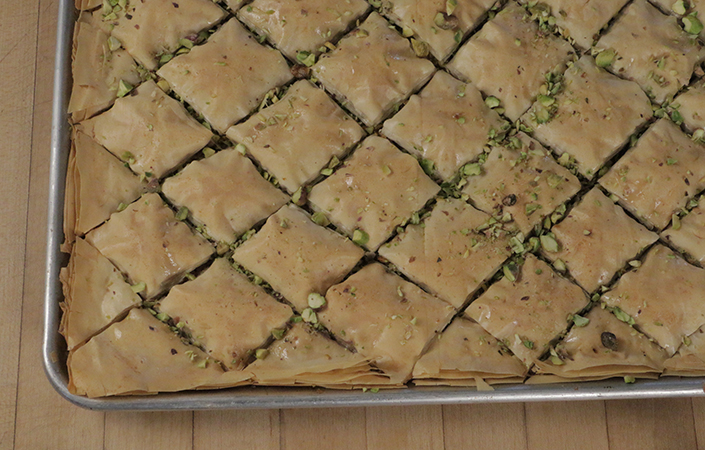 Carrot & Pistachio Baklava