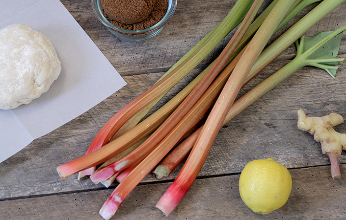 Brown Sugar Rhubarb Tart