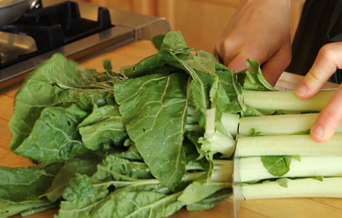 bok choy wedge