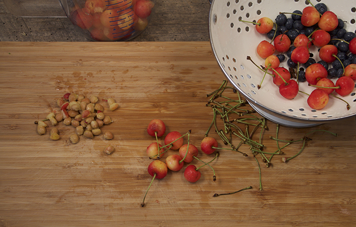 Basil Cherry Cobbler