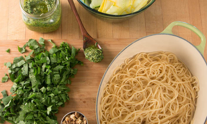Summer Squash Noodles & Arugula Pesto (3 of 5)