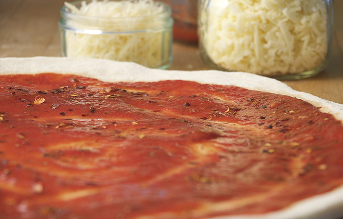 Spicy Radicchio & Fennel Pizza